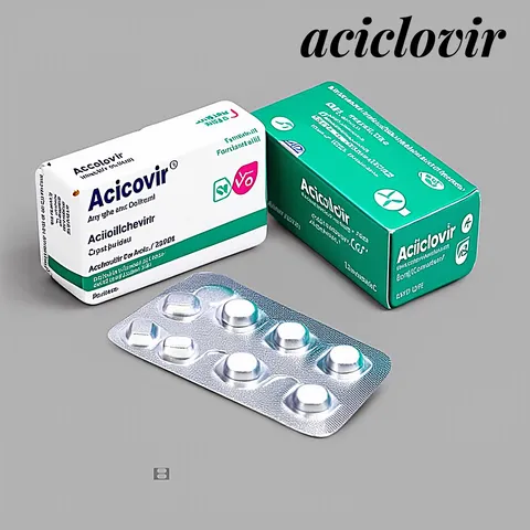 El aciclovir se vende sin receta medica